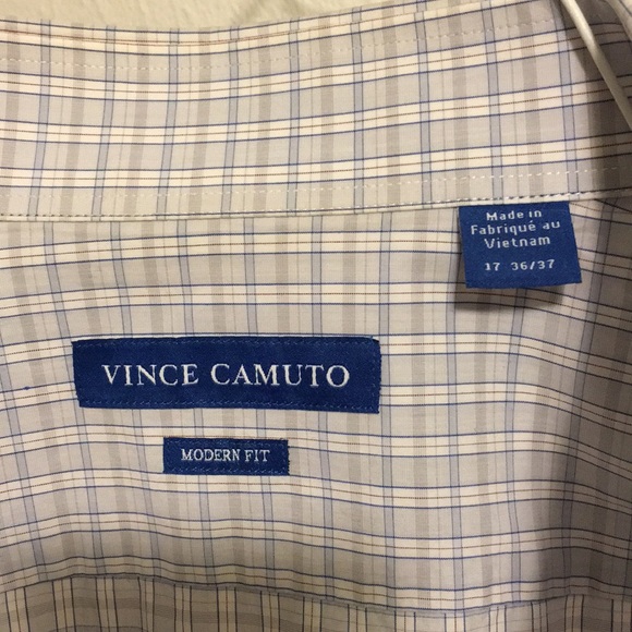 Vince Camuto - Checked/Pin Striped Button Down XXL - Picture 2 of 8